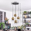 Koyoto lampa wisząca, kula świetlna, lampa wisząca kaskadowa złoty, 4-punktowe