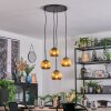 Koyoto lampa wisząca, kula świetlna, lampa wisząca kaskadowa złoty, 4-punktowe