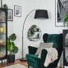 Bassagoda Lampa stojąca Chrom, Czarny, 1-punktowy