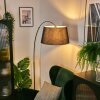 Bassagoda Lampa stojąca Chrom, Czarny, 1-punktowy