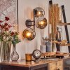 Koyoto Kula świetlna, Lampa ścienna Chrom, Przydymiony, 3-punktowe
