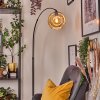 Ripoll lampa stojąca, lampa podłogowa łukowa czarny, 1-punktowy