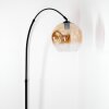 Ripoll lampa stojąca, lampa podłogowa łukowa czarny, 1-punktowy