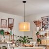 Bassagoda lampa wisząca, lampa wisząca beżowy, biały, 1-punktowy