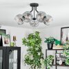 Ripoll Lampa sufitowa, Kula świetlna Przezroczysty, Przydymiony, 5-punktowe