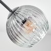 Ripoll Lampa sufitowa, Kula świetlna Przezroczysty, Przydymiony, 5-punktowe