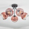 Ripoll Lampa sufitowa, Kula świetlna Przezroczysty, W kolorze miedzi, 5-punktowe