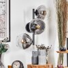 Koyoto Kula świetlna, Lampa ścienna Przezroczysty, Przydymiony, 3-punktowe