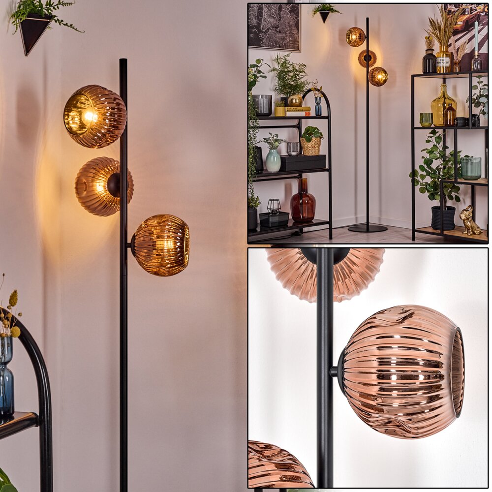 Ripoll Lampa stojąca W kolorze miedzi, 3-punktowe main product photo