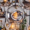 Ripoll Lampa wisząca, Kula świetlna, Lampa wisząca Ecru, Czarny, 8-punktowe