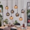 Ripoll Lampa wisząca, Kula świetlna, Lampa wisząca Ecru, Czarny, 8-punktowe