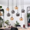 Ripoll Lampa wisząca, Kula świetlna, Lampa wisząca Ecru, Czarny, 8-punktowe