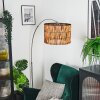 Cando Lampa stojąca Nikiel matowy, Czarny, 1-punktowy