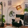 Cando Lampa stojąca Nikiel matowy, Czarny, 1-punktowy