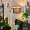 Bassagoda Lampa stojąca Chrom, Czarny, 1-punktowy
