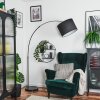 Bassagoda Lampa stojąca Chrom, Czarny, 1-punktowy