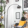 Ripoll lampa stojąca, lampa podłogowa łukowa czarny, 1-punktowy