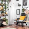Ripoll lampa stojąca, lampa podłogowa łukowa czarny, 1-punktowy