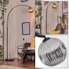 Ripoll lampa stojąca, lampa podłogowa łukowa czarny, 1-punktowy