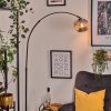 Ripoll lampa stojąca, lampa podłogowa łukowa czarny, 1-punktowy