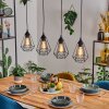 Cenova Lampa wisząca, Lampa wisząca Czarny, 4-punktowe
