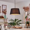 Bassagoda Lampa wisząca, Lampa wisząca Czarny, Biały, 1-punktowy