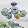 Koyoto Lampa sufitowa, Kula świetlna 52 cm Niebeieski, Złoty, Zielony, 5-punktowe
