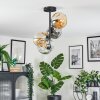 Ripoll lampa sufitowa, kula świetlna bursztynowy, przezroczysty, przydymiony, 4-punktowe
