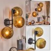 Koyoto Kula świetlna, Lampa ścienna Złoty, 3-punktowe
