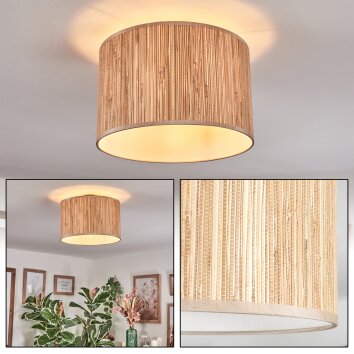 Bongal lampa sufitowa beżowy, naturalny, 1-punktowy