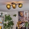 Koyoto Lampa sufitowa, Kula świetlna Niebeieski, Złoty, Zielony, 5-punktowe