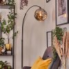 Ripoll lampa stojąca, lampa podłogowa łukowa czarny, 1-punktowy