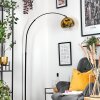 Ripoll lampa stojąca, lampa podłogowa łukowa czarny, 1-punktowy