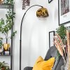 Ripoll lampa stojąca, lampa podłogowa łukowa czarny, 1-punktowy