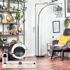 Ripoll lampa stojąca, lampa podłogowa łukowa czarny, 1-punktowy