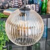 Koyoto lampa wisząca, kula świetlna, lampa wisząca kaskadowa 30 cm bursztynowy, przezroczysty, 3-punktowe