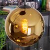 Koyoto lampa wisząca, kula świetlna, lampa wisząca kaskadowa 30 cm złoty, 3-punktowe