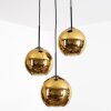 Koyoto lampa wisząca, kula świetlna, lampa wisząca kaskadowa 30 cm złoty, 3-punktowe