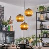 Koyoto lampa wisząca, kula świetlna, lampa wisząca kaskadowa 30 cm złoty, 3-punktowe
