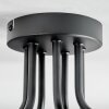 Koyoto Lampa sufitowa, Kula świetlna 82 cm W kolorze bursztynu, Przezroczysty, 7-punktowe
