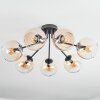 Koyoto Lampa sufitowa, Kula świetlna 82 cm W kolorze bursztynu, Przezroczysty, 7-punktowe