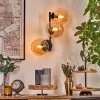 Gastor Kula świetlna, Lampa ścienna W kolorze bursztynu, 3-punktowe