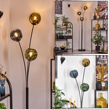Ripoll Kula świetlna, Lampa stojąca Niebeieski, Złoty, Zielony, 3-punktowe