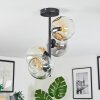 Ripoll lampa sufitowa, kula świetlna bursztynowy, przezroczysty, przydymiony, 4-punktowe