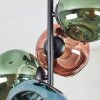 Ripoll Lampa sufitowa, Kula świetlna Niebeieski, Zielony, W kolorze miedzi, 4-punktowe