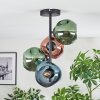 Ripoll Lampa sufitowa, Kula świetlna Niebeieski, Zielony, W kolorze miedzi, 4-punktowe