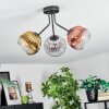 Ripoll lampa sufitowa, kula świetlna złoty, przezroczysty, miedziany, przydymiony, 3-punktowe