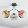 Ripoll Lampa sufitowa, Kula świetlna Złoty, Przezroczysty, W kolorze miedzi, Przydymiony, 3-punktowe