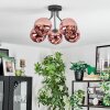 Ripoll lampa sufitowa, kula świetlna miedziany, 5-punktowe