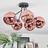 Ripoll lampa sufitowa, kula świetlna miedziany, 5-punktowe